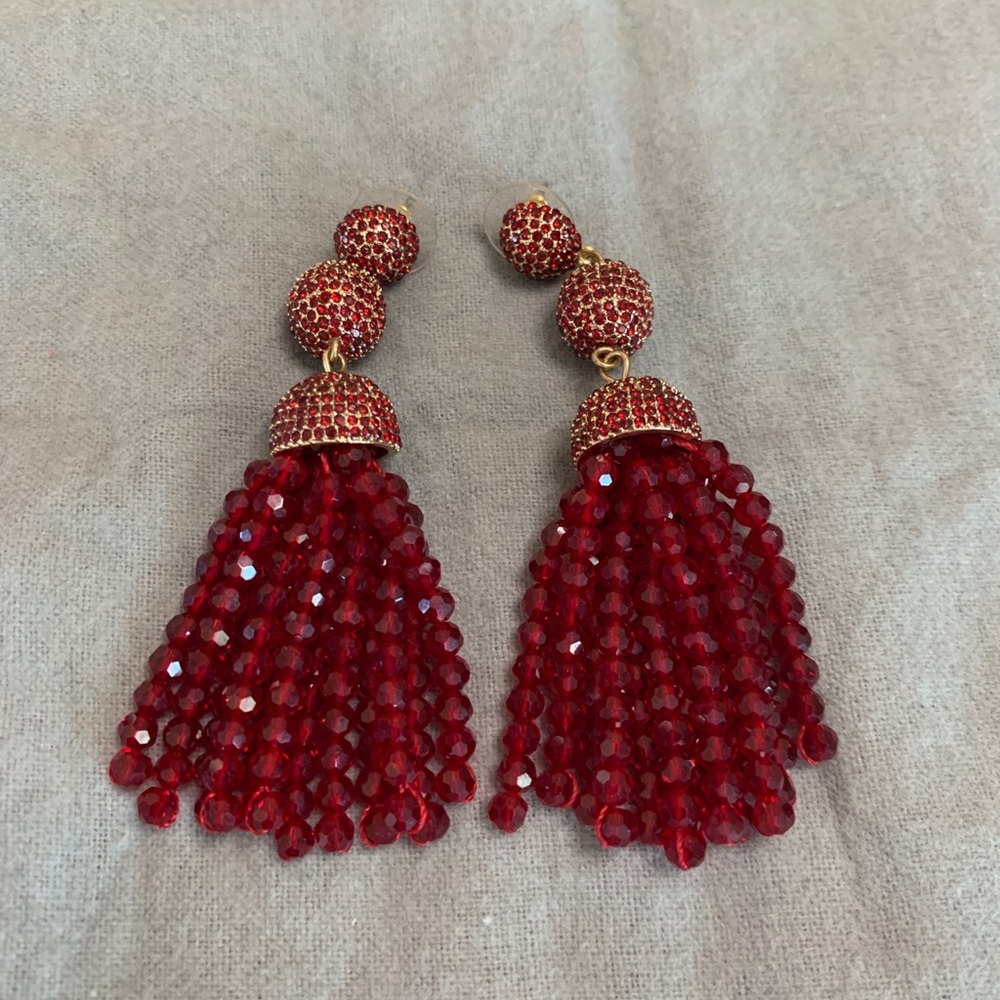 Baublebar Tinsley Beaded Tassel Drop Earrings